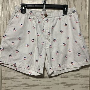Vintage chubbies shorts womens size XL Nautical Anchor white